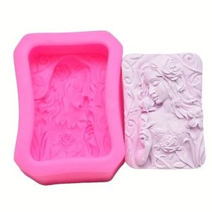 Set of 10 DIY Rose Girl Soap Molds